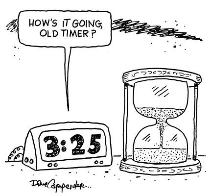 Wall Art - Drawing - How's It Going Old Timer by Dave Carpenter