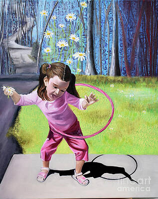 Hula Hooping by Anne Cameron Cutri Hula Hooping by Anne Cameron Cutri