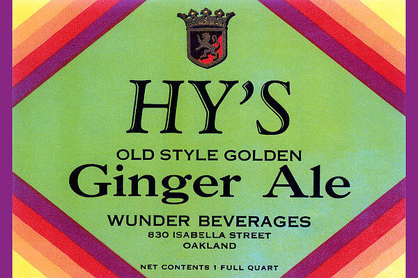 Wall Art - Painting - Hy's Old Style Ginger Ale by Unknown