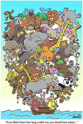 Wall Art - Drawing - If You Didn't Know How Long A Cubit Was, You Should by Tim Harries