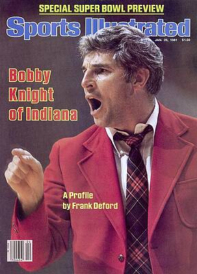 Wall Art - Photograph - Indiana University Coach Bobby Knight Sports Illustrated Cover by Sports Illustrated