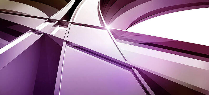 Wall Art - Digital Art - Intersecting Three-dimensional Lines In by Ralf Hiemisch