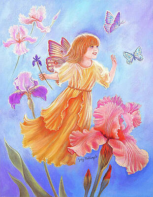 Fairy With Butterflies  Art Board Print for Sale by drawwithren
