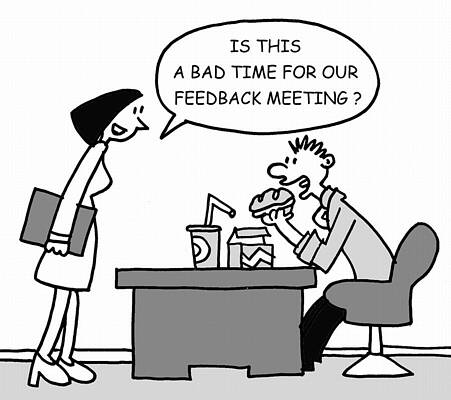 Wall Art - Drawing - Is This A Bad Time For Our Feedback Meeting by Mike Flanagan
