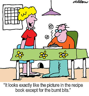 Wall Art - Drawing - It Looks Exactly Like The Picture In The Recipe Book by Dave Allen