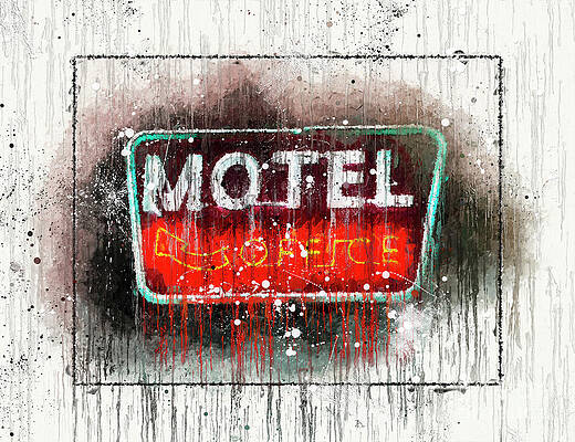 Wall Art - Photograph - It's Motel Time Again by Lenore Locken