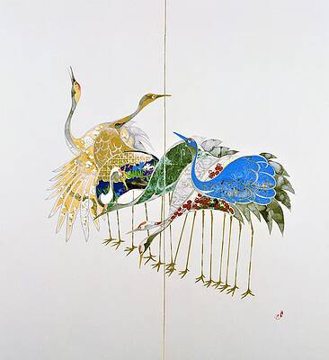 Japanese Crane Art Fine Art America