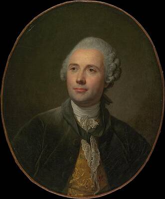 Wall Art - Painting - Jean Jacques Caffieri by Jean-baptiste Greuze