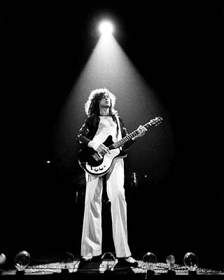 Wall Art - Photograph - Jimmy Page Live by Larry Hulst