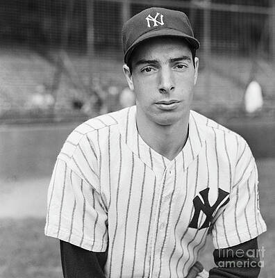Wall Art - Photograph - Joe Dimaggio With Pensive Expression by Bettmann
