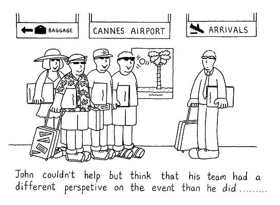 Wall Art - Drawing - John Couldn't Help But Think That His Team Had A Different by Kate Taylor