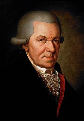 Wall Art - Painting - John Michael Haydn, Austrian composer and younger brother of Franz Joseph Haydn, oil on canvas, ... by Album