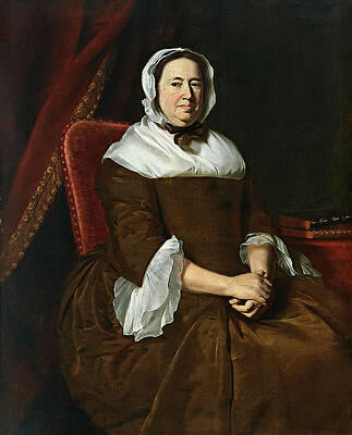 Wall Art - Painting - John Singleton Copley -Boston, 1738-London, 1815-. Portrait of Mrs. Samuel Hill -Miriam Kilby- -c... by John Singleton Copley -1738-1815-