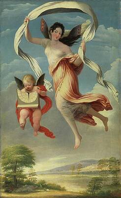 Wall Art - Painting - Jose de Madrazo y Agudo / 'Allegory of Noon'. 1819. Oil on canvas. by Jose De Madrazo Y Agudo