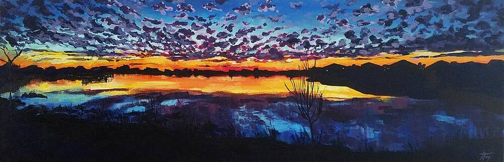 Josey Lake at Sunset by Allison Fox Josey Lake at Sunset by Allison Fox