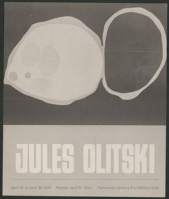 Wall Art - Painting - Jules Olitski; April 10 To April 29 by Jules Olitski