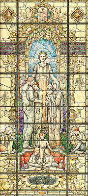 Wall Art - Drawing - Justice, the Queen of Virtues by Nicola D'Ascenzo