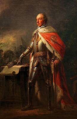 Wall Art - Painting - Kaiser Joseph II. In Rstung by Heinrich Friedrich Fueger