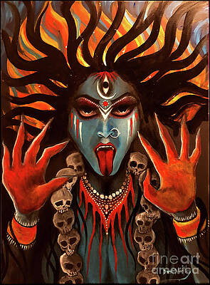 Durga Paintings Fine Art America