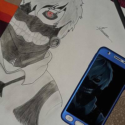 Tokyo Ghoul Drawings Fine Art America Tokyo Ghoul Drawings Fine Art America