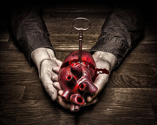Wall Art - Photograph - Key To My Heart by Petri Damstn