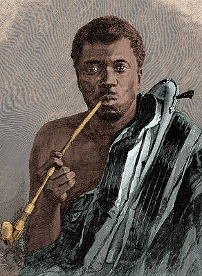 Wall Art - Photograph - King Béhanzin Of Dahomey, Africa by Science Source