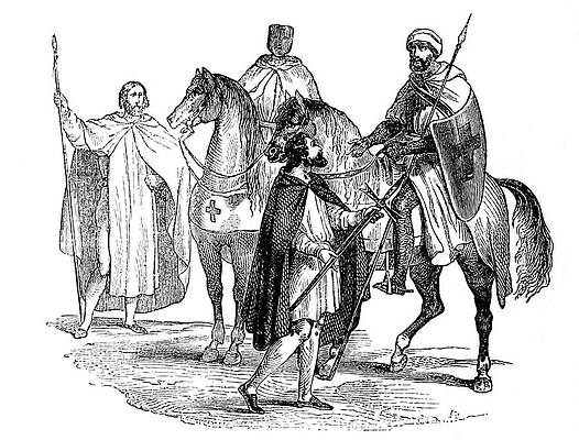 Wall Art - Photograph - Knights Templar, 12th Century by Science Source