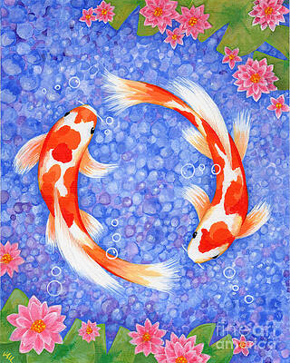 Yin Yang Fish Paintings Fine Art America