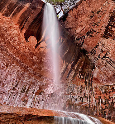 Kolob Canyons Waterfall, Utah by Leland D Howard Kolob Canyons Waterfall, Utah by Leland D Howard