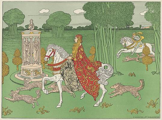 Wall Art - Painting - La Chateleine by Charles Doudelet
