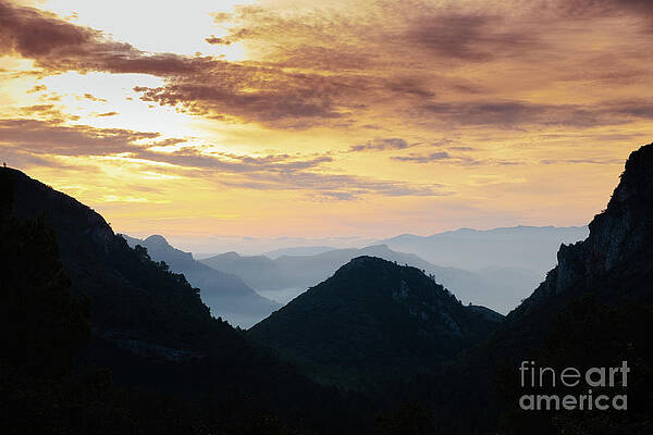 La Safor Mountains, Spain sunset by Peter Noyce La Safor Mountains, Spain sunset by Peter Noyce