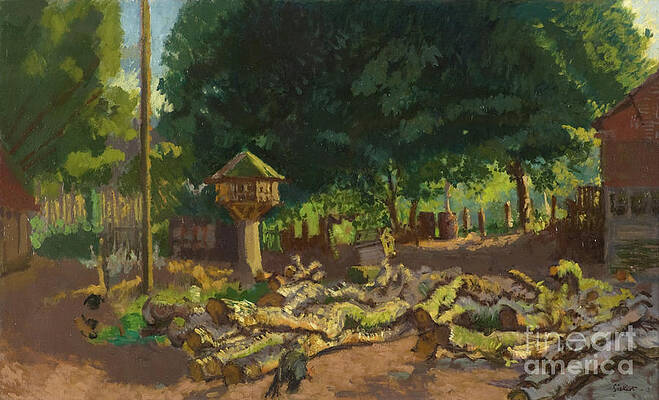 La Scierie De Torqueville Also Known As Le Vieux Columbier by Walter Richard Sickert La Scierie De Torqueville Also Known As Le Vieux Columbier by Walter Richard Sickert