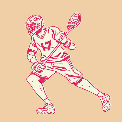 0114 Lacrosse Stick (Vol 3) Clip Art