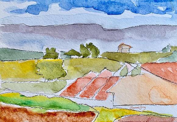 Wall Art - Painting - Laguna del Sol #4 by Suzanne Giuriati Cerny