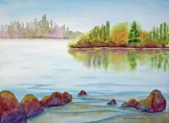Lake Shore Serenity by Kathryn Duncan Lake Shore Serenity by Kathryn Duncan