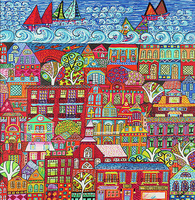 Wall Art - Painting - Lakewood Painted by Debra Denise Purcell