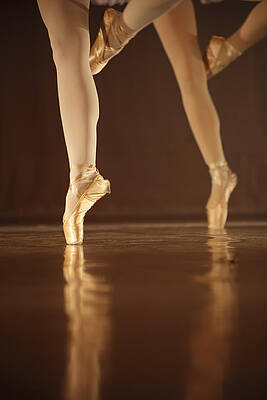 Legs Of Dancing Ballerinas - Balet Print by Art-4-art