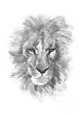 Abstract Lion Paintings Fine Art America