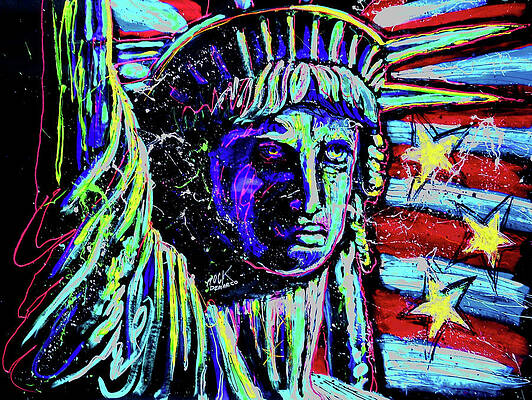 Patriotic Rock Paintings Fine Art America