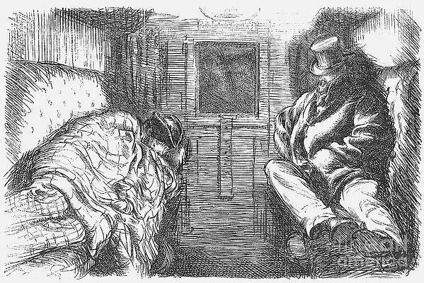 Wall Art - Drawing - Likes His Moneys Worth, 1872 by Print Collector