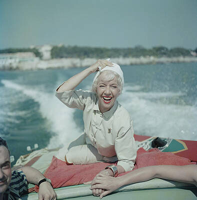 Lily On The Riviera Print by Slim Aarons