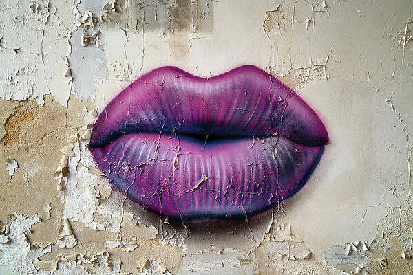 Lips on the Wall by Roman Robroek Lips on the Wall by Roman Robroek