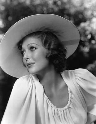 Loretta Young Print by Hulton Archive