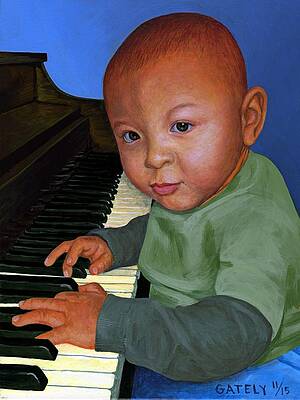 Boy Playing Piano Paintings Fine Art America