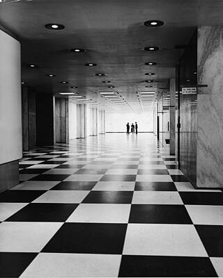 Wall Art - Photograph - Main Lobby Of Un Headquarters by Pictorial Parade