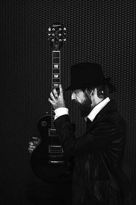 Wall Art - Photograph - Man In Black by Desislava Ignatova