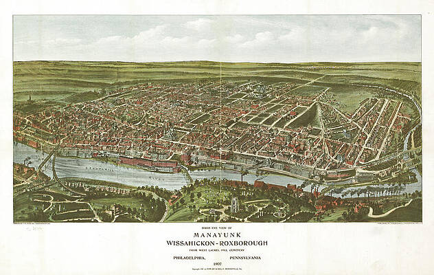 Wall Art - Painting - Manayunk, Pennsylvania - Philadelphia 1907 by Unknown