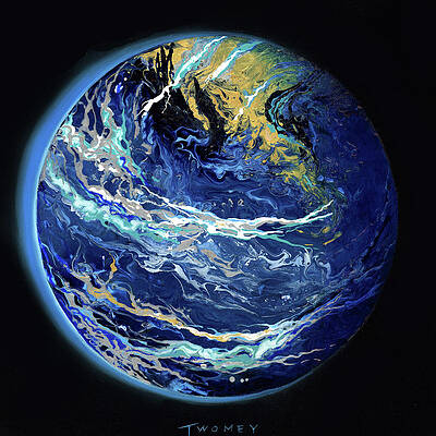 Manifesto 1.0 Blue Marble Earth 5 by Catherine Twomey Manifesto 1.0 Blue Marble Earth 5 by Catherine Twomey