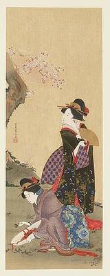 Wall Art - Painting - Masterpieces Selected From The Ukiyoye School, Pl.34 by Shiichi Tajima