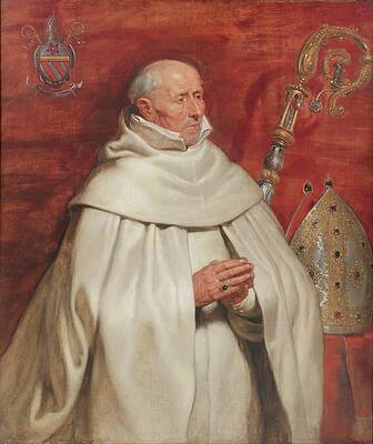 Wall Art - Painting - Matthaeus Yrsselius by Peter Paul Rubens